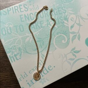 Gorgeous Good Luck Necklace. With Chinese script.